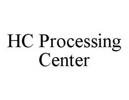 HC PROCESSING CENTER trademark