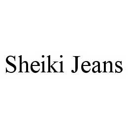 SHEIKI JEANS trademark