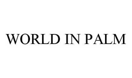 WORLD IN PALM trademark