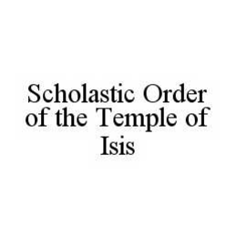 SCHOLASTIC ORDER OF THE TEMPLE OF ISIS trademark