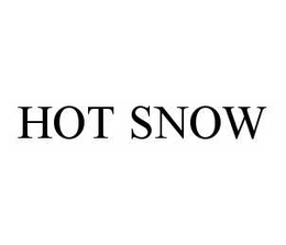 HOT SNOW trademark
