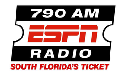 790 AM ESPN RADIO SOUTH FLORIDA'S TICKET trademark