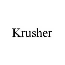 KRUSHER trademark