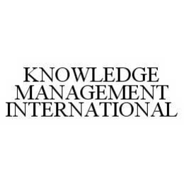 KNOWLEDGE MANAGEMENT INTERNATIONAL trademark