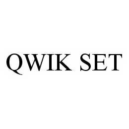 QWIK SET trademark
