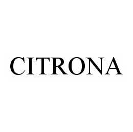 CITRONA trademark