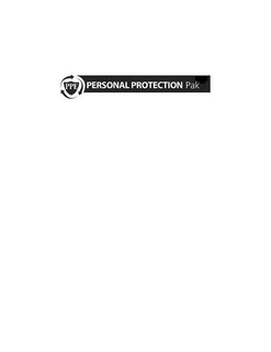 PPE PERSONAL PROTECTION PAK trademark