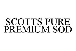 SCOTTS PURE PREMIUM SOD trademark