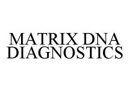 MATRIX DNA DIAGNOSTICS trademark