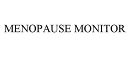 MENOPAUSE MONITOR trademark