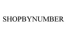 SHOPBYNUMBER trademark