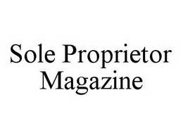 SOLE PROPRIETOR MAGAZINE trademark