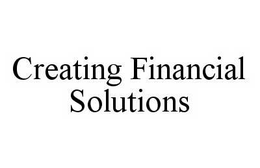 CREATING FINANCIAL SOLUTIONS trademark