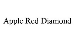 APPLE RED DIAMOND trademark