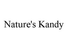 NATURE'S KANDY trademark