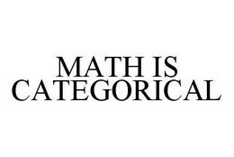 MATH IS CATEGORICAL trademark
