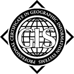GIS PROFESSIONAL CERTIFICATE IN GEOGRAPHIC INFORMATION SYSTEMS trademark