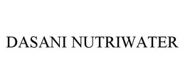 DASANI NUTRIWATER trademark