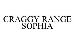 CRAGGY RANGE SOPHIA trademark