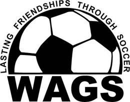 WAGS LASTING FRIENDSHIPS THROUGH SOCCER trademark