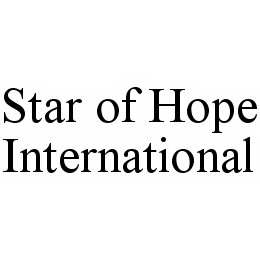 STAR OF HOPE INTERNATIONAL trademark