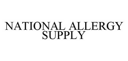 NATIONAL ALLERGY SUPPLY trademark