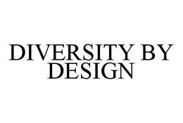 DIVERSITY BY DESIGN trademark