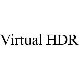 VIRTUAL HDR trademark