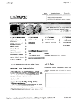 MEDIKEEPER OWN YOUR RECORDS, OWN YOUR LIFE trademark