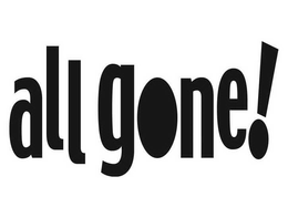 ALL GONE! trademark