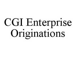 CGI ENTERPRISE ORIGINATIONS trademark
