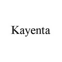 KAYENTA trademark