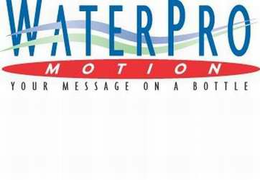 WATERPRO MOTION YOUR MESSAGE ON A BOTTLE trademark