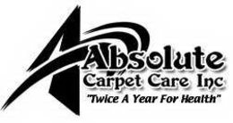 A ABSOLUTE CARPET CARE INC "TWICE A YEAR FOR HEALTH" trademark