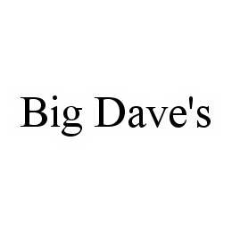 BIG DAVE'S trademark
