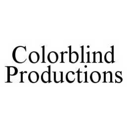 COLORBLIND PRODUCTIONS trademark