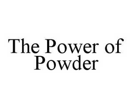 THE POWER OF POWDER trademark