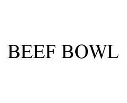 BEEF BOWL trademark