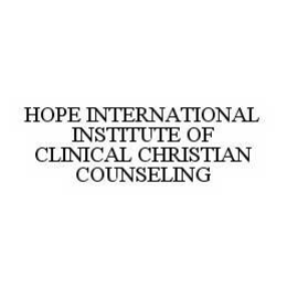 HOPE INTERNATIONAL INSTITUTE OF CLINICAL CHRISTIAN COUNSELING trademark