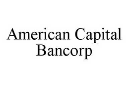 AMERICAN CAPITAL BANCORP trademark