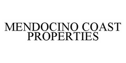 MENDOCINO COAST PROPERTIES trademark