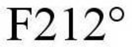 F212° trademark