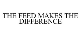 THE FEED MAKES THE DIFFERENCE trademark