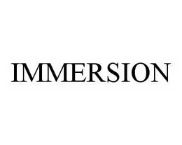 IMMERSION trademark