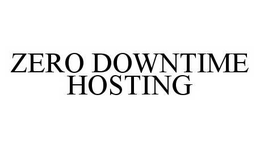 ZERO DOWNTIME HOSTING trademark