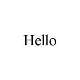 HELLO trademark