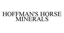 HOFFMAN'S HORSE MINERALS trademark