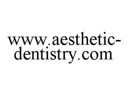 WWW.AESTHETIC-DENTISTRY.COM trademark