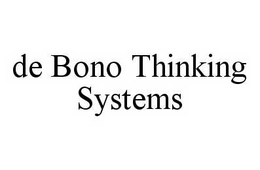 DE BONO THINKING SYSTEMS trademark