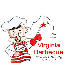 VIRGINIA BARBEQUE, "THERE'S A NEW PIG IN TOWN" trademark